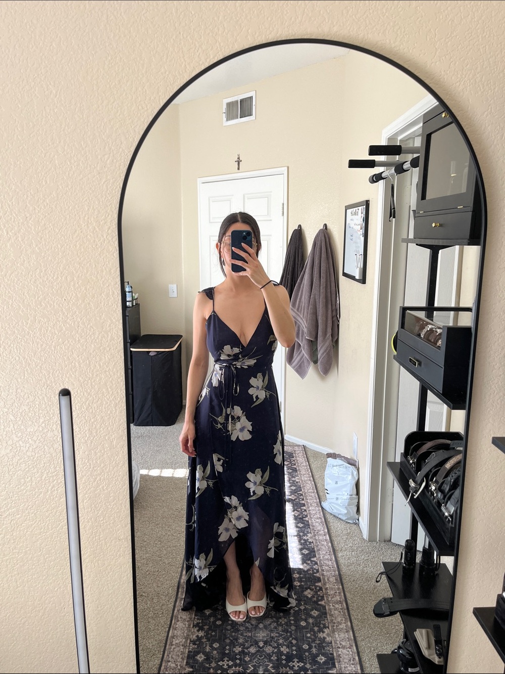 Lulus wrap maxi dress